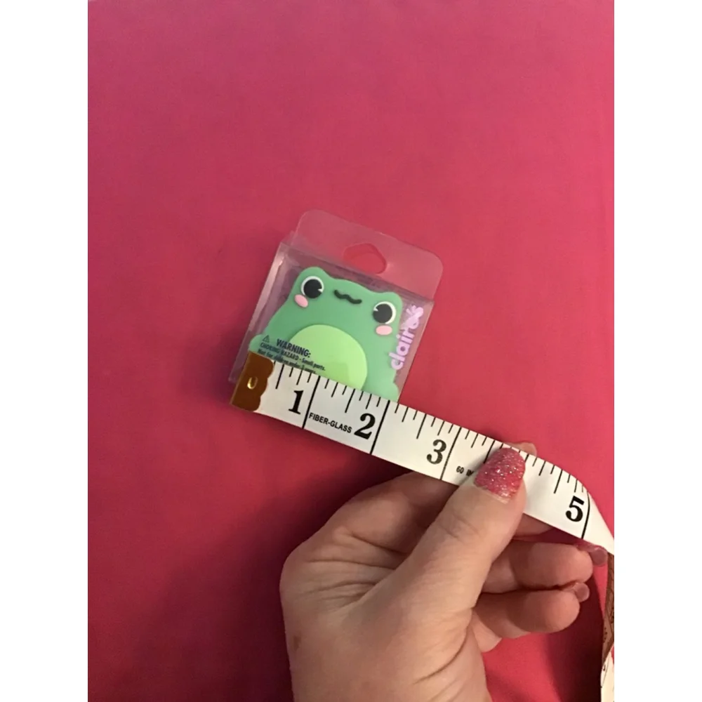 Women's Claire's Green Pink Frog Phone Case NEW